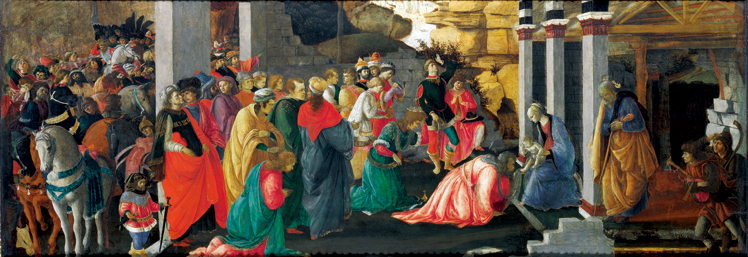  桑德罗·波提切利  Sandro Botticelli——贤士朝圣 (6)